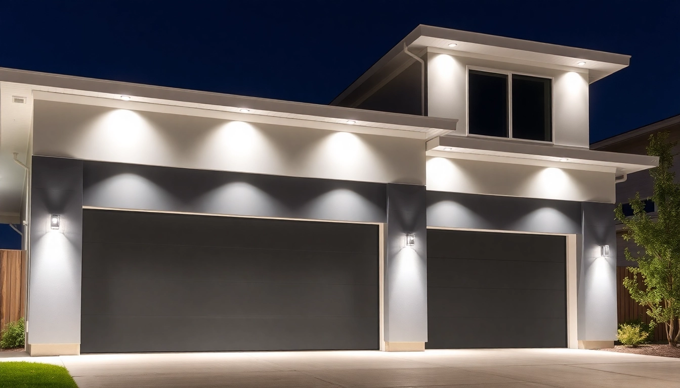 Create stunning custom garages with modern aesthetics, highlighted by unique designs and spacious layouts.