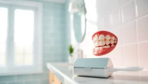 Use the teeth whitening kit for a brilliant smile display against a bright background.