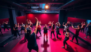 Engaging Downtown Jersey City Training session featuring diverse participants in a dynamic group workout.