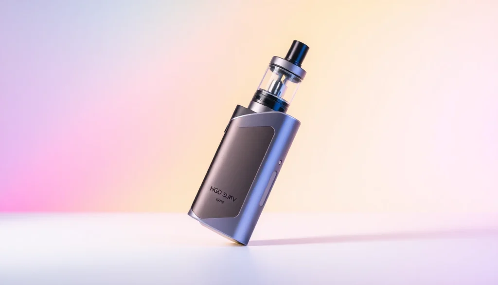 Buy HQD Surv kaufen: Sleek vape design showcases vibrant flavors and modern aesthetics.