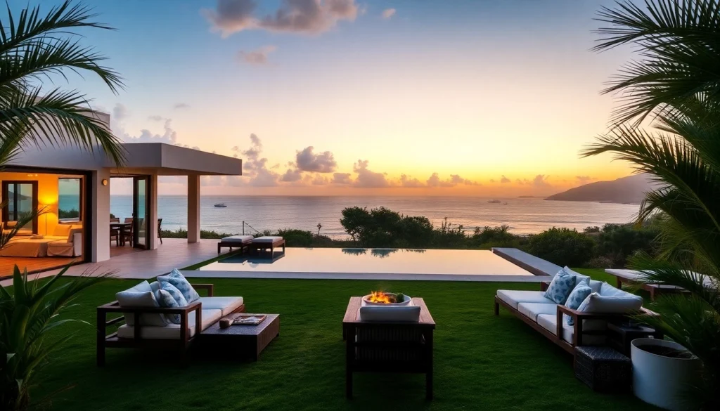 Experience modern luxury villas St. Martin with stunning ocean views and elegant outdoor designs.