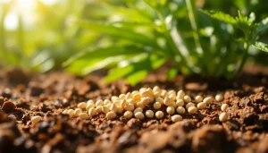 Plant autoflower seeds on nutrient-rich soil to promote healthy growth and vibrant greenery.