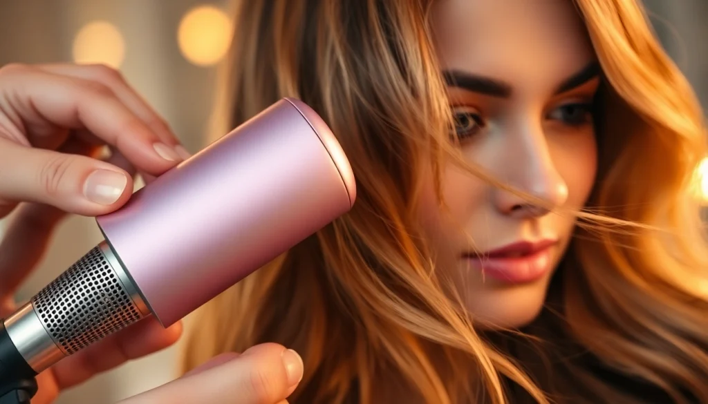 Style your hair flawlessly with hot hair styling tools, showcasing advanced design and ease of use.