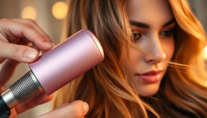 Style your hair flawlessly with hot hair styling tools, showcasing advanced design and ease of use.
