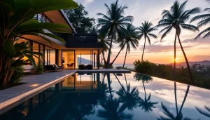 Experience modern luxury villas St Martin with stunning ocean views and elegant poolside settings.