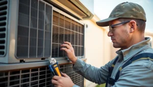 Diagnosing why my air conditioner is not working by inspecting the outdoor unit and tools in the background.