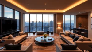 Experience luxury apartments in Chicago with spacious living areas and stunning city views.