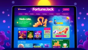 Experience the features of FortuneJack, a dynamic online casino with engaging gameplay and vibrant promotions.