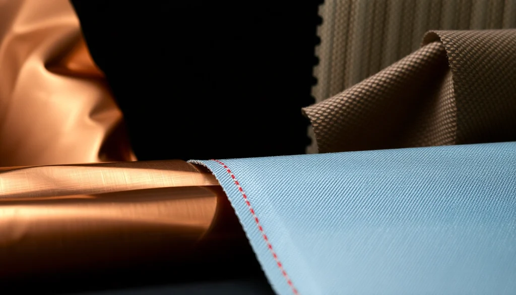 Showcasing diverse electromagnetic shielding materials, including copper and aluminum, highlighted for their effectiveness in blocking interference.