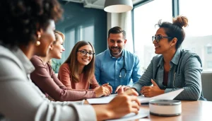 Enhance marketing für pflegedienste through creative strategy sessions with diverse teams.