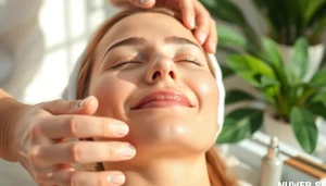 Revitalize your facial experience with a relaxing spa treatment, showcasing serene beauty moments.
