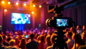 Engaged Live Stream Audience interacting with vibrant streaming content on screen