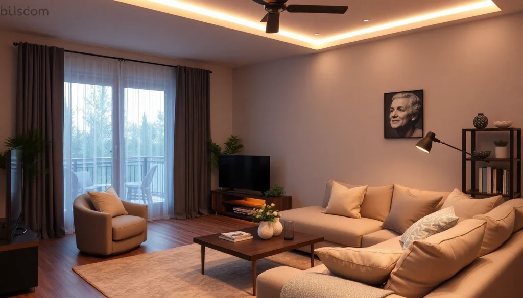 Showcase of the best smart home gadgets enhancing a cozy living room environment.
