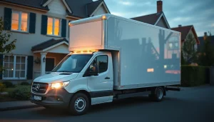 Professional moving team from the Umzugsfirma Erlangen loading furniture into their truck for a smooth relocation.