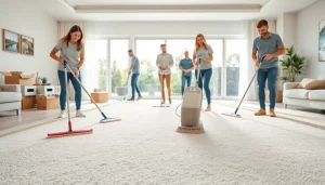 Efficient Move Out Cleaning Camarillo services showcasing a professional team in action.