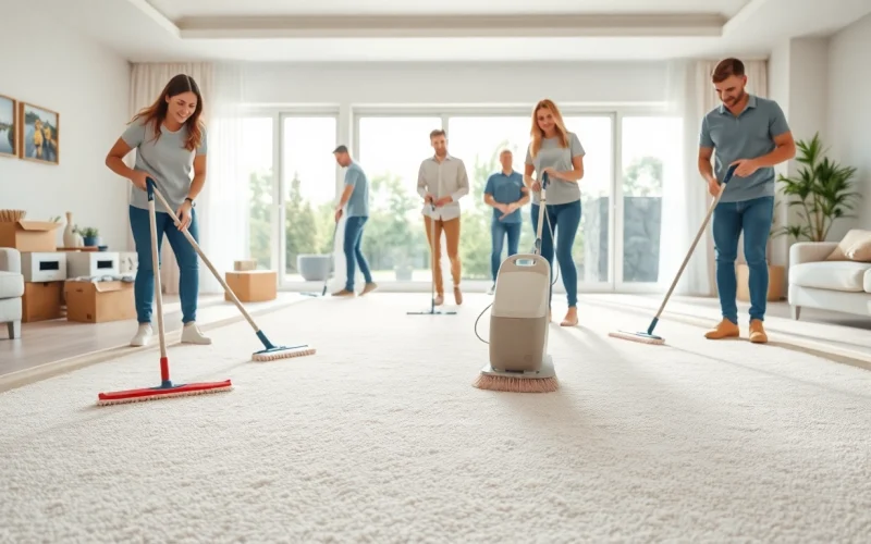 Efficient Move Out Cleaning Camarillo services showcasing a professional team in action.