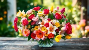 Stunning floral arrangement from an Irvine florist, showcasing vibrant flowers in a beautiful setting.