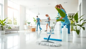 Efficient Move Out Cleaning Camarillo showcased with professional cleaners in action.