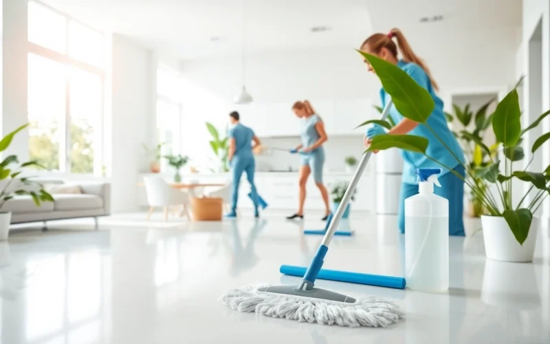 Efficient Move Out Cleaning Camarillo showcased with professional cleaners in action.