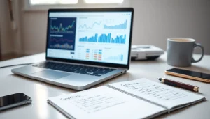 Conducting competitor pricing analysis using graphs and notes in a professional setting.