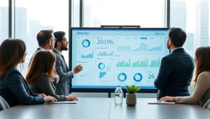 Menganalisis data macau dengan tim profesional di ruang rapat modern.