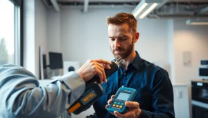 Performing Portable Appliance Testing on electrical equipment for safety compliance.