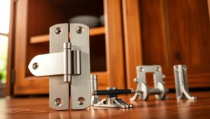 Explore high-quality cabinet hinges from leading Cabinet Hinge Manufacturers in a stylish display.